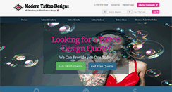 Desktop Screenshot of moderntattoodesigns.com